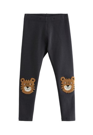 WITH BRUSHED INSIDE - Leggings - black