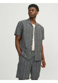 Jack & Jones - JORLUKE RESORT - Vapaa-ajan kauluspaita - black Pienoiskuva 1