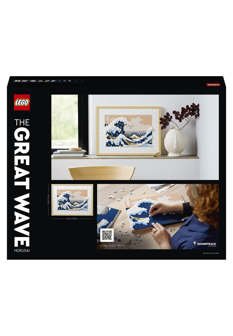 LEGO ART HOKUSAI THE GREAT WAVE DIY WALL AR Construction set