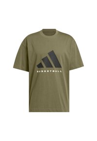 adidas Performance TEE - T-shirts print - olive strata