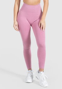 Smilodox AMAZE COMPRESSIVE LEGGINGS SPORT - Trikoot - dunkelpink melange