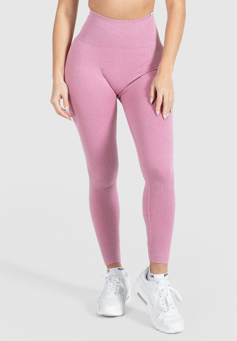 Smilodox AMAZE COMPRESSIVE LEGGINGS SPORT - Trikoot - dunkelpink melange