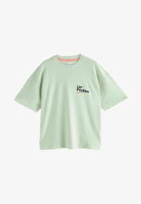 Unselected, sage green peaches