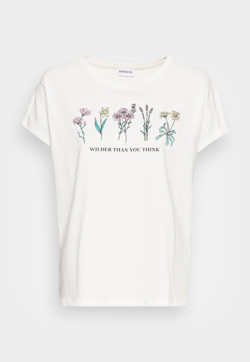 Damen T-Shirts | Even&Odd T-Shirt print white/weiß - IL56083 Damen T-Shirts | Even&Odd T-Shirt print white/weiß - IL56083