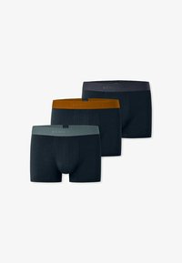 Selected, navy mit bund blau-orange-petrol