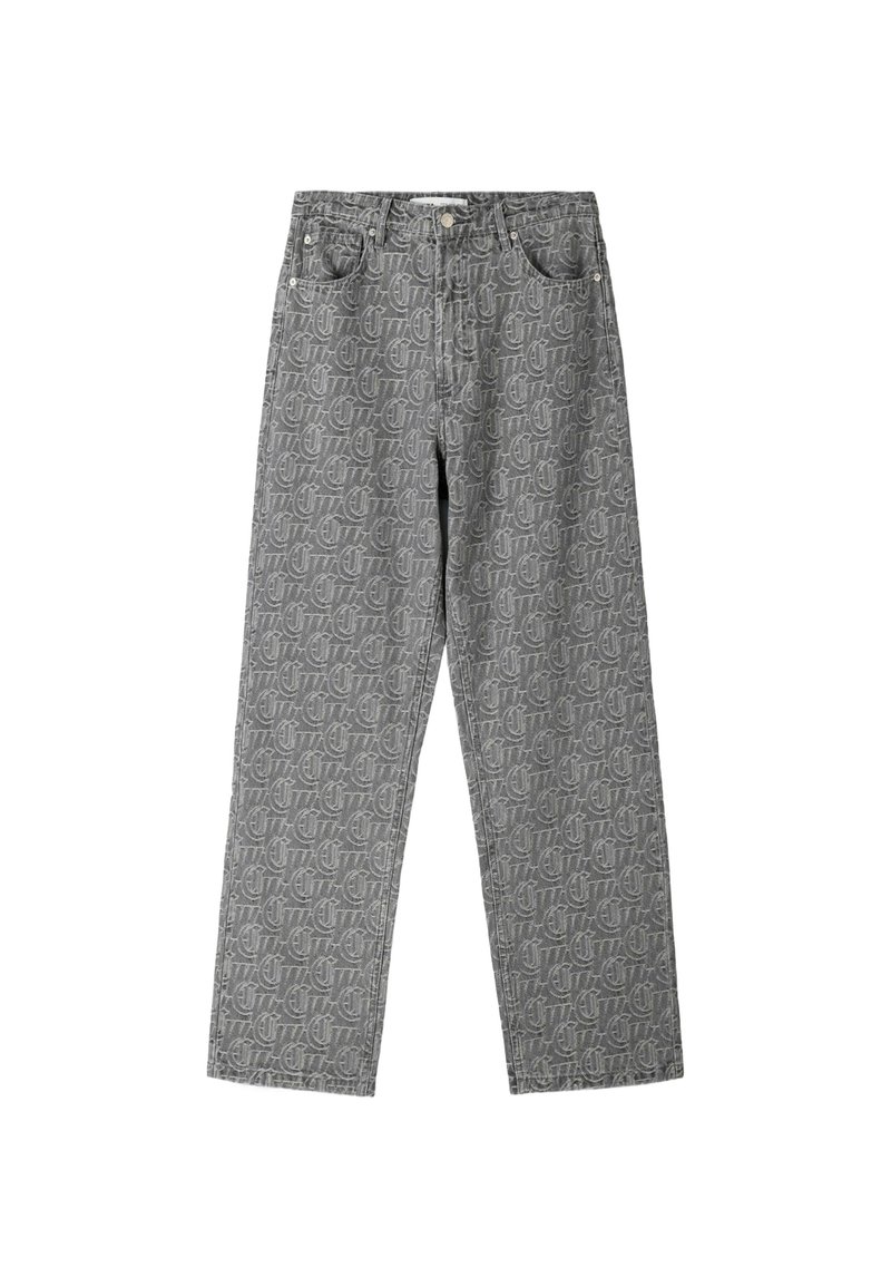 Bershka Straight leg jeans grijs