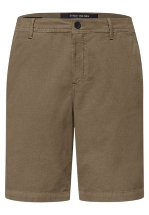 Street One MEN, CHINO SHORTS IN A REGULAR FIT MADE OF CORDUROY, piaskowy