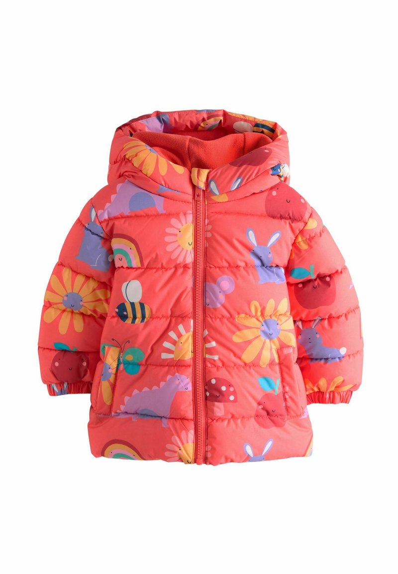 Paks džupe, millel on kapuuts, millel on erksavärviline lill- ja loomamustriga. Eesmine lukuga ja elastsed mansetid tagavad mugava istuvuse.