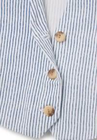 B.ANGEL STRIPED - Bodywarmer - white blue