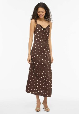 VIRAVENNA STRAP ANKLE - Päevakleit - coffee bean