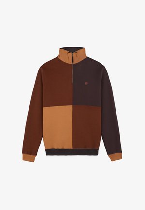 Trendsplant, COLOR BLOCK - Sweater - dark brown