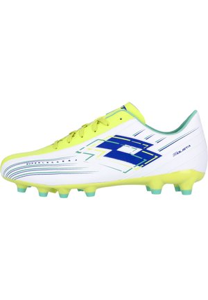 Firm-ground football boots - wit geel