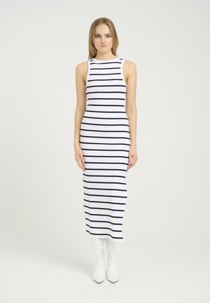 DREW SL REVERSIBLE NOOS - Pārliekama kleita - white with black stripe