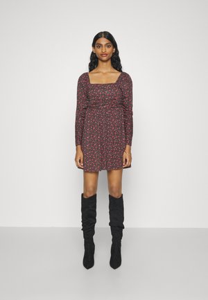 GAP Petite RUCHED MINI - Robe en jersey - red