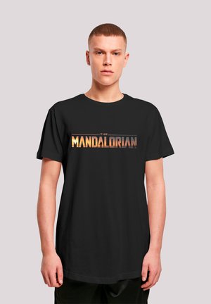 STAR WARS THE MANDALORIAN LOGO - PREMIUM KRIEG DER STERNE FAN ME - Print T-shirt - black