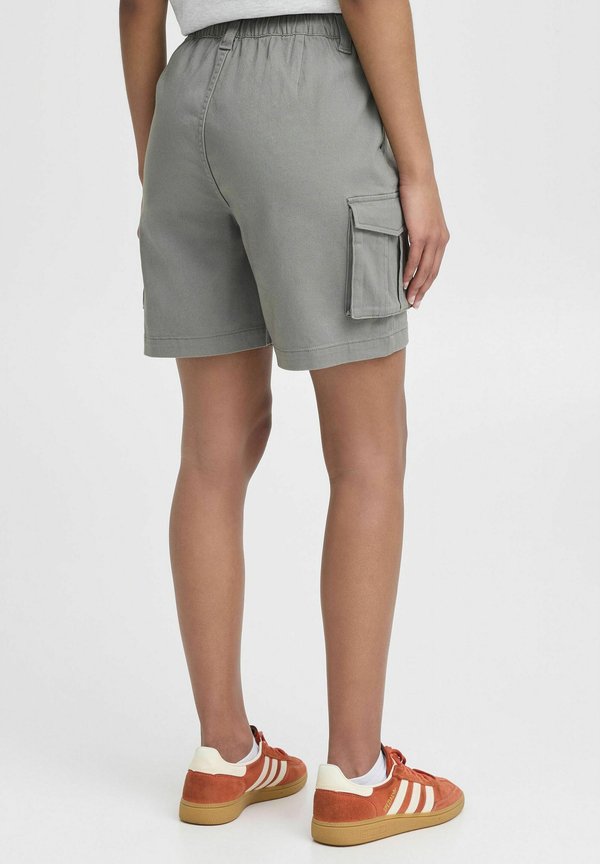 OXKVINNE REGULAR FIT - Shorts - pewter2