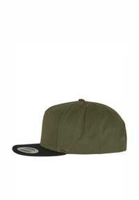 Flexfit CLASSIC 5 PANEL SNAPBACK - Pet - olive black
