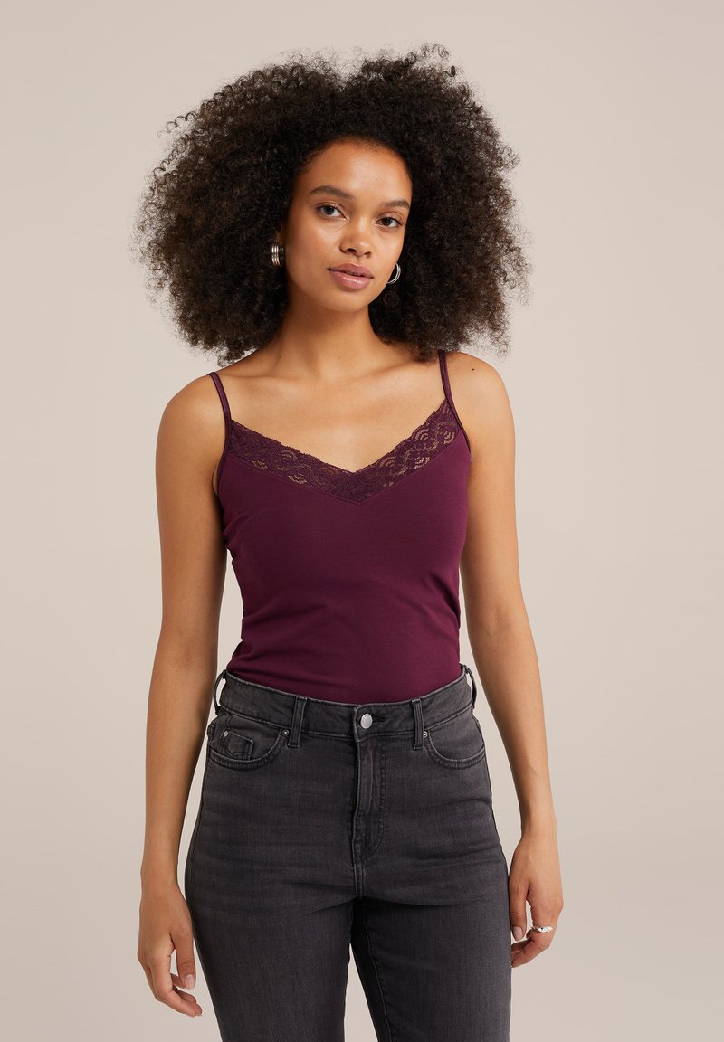 WE Fashion SINGLET - Topp - violet