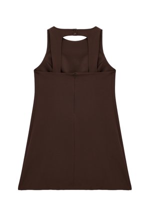 Koton, BACK DETAIL MINI DRESS. - Vestido informal - brown