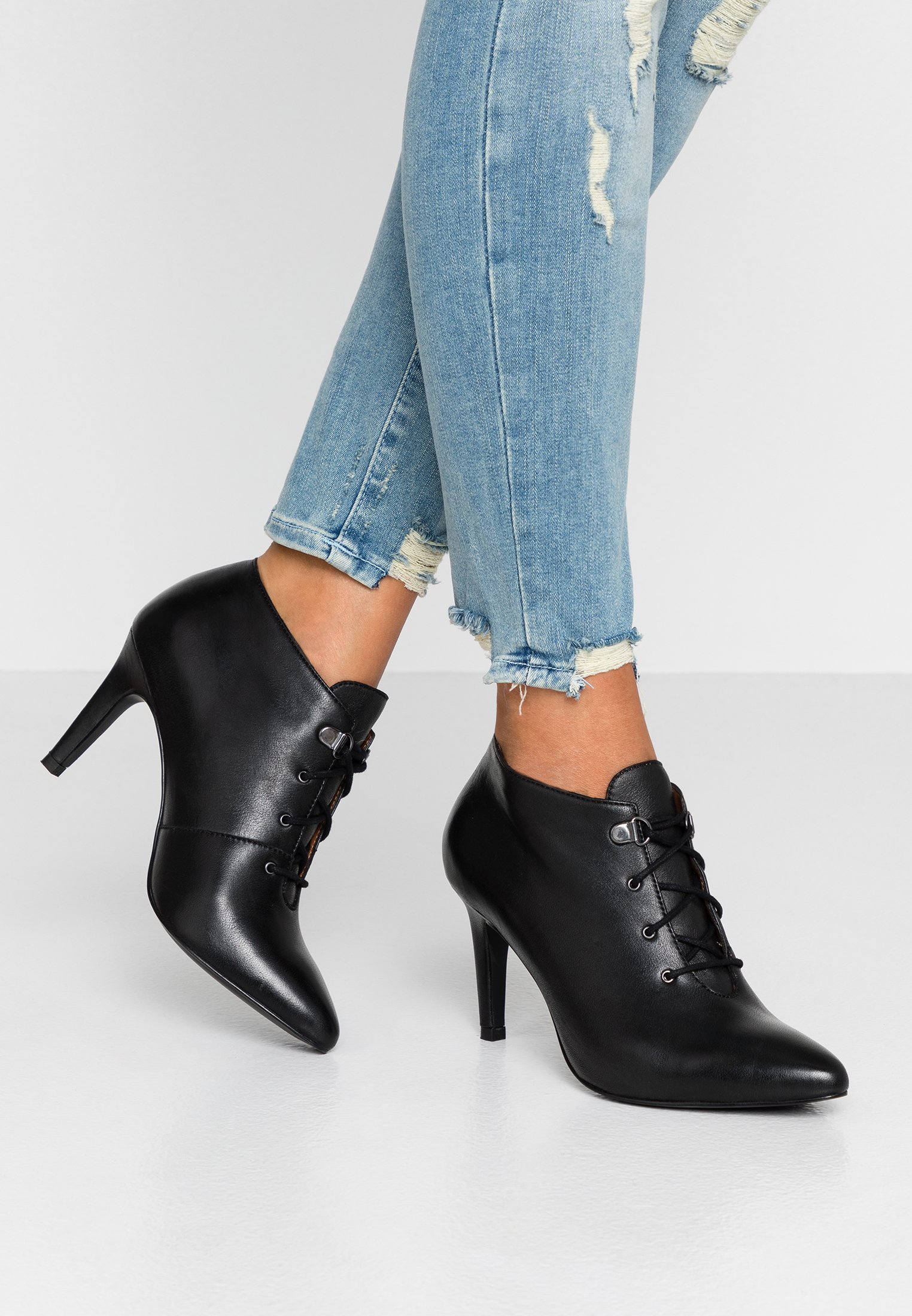 mint&berry Enkellaarsjes met hoge hak black Zalando.nl mint&berry Enkellaarsjes met hoge hak black Zalando.nl