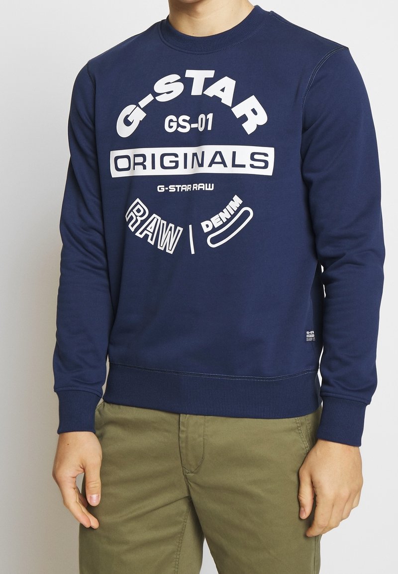 G-STAR Mikina - dark blue