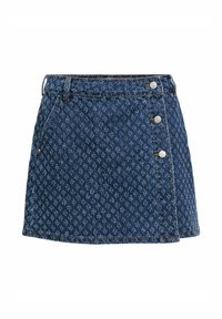 Object Minijupe - dark blue denim