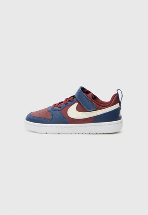 COURT BOROUGH LOW RECRAFT - Baskets basses - dark team red/soft pearl/midnight navy/white