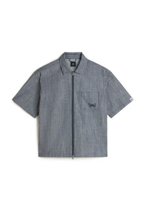 Vans RAINSTINCT - Vapaa-ajan kauluspaita - navy