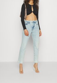 Good American Skinny džíny - light-blue denim