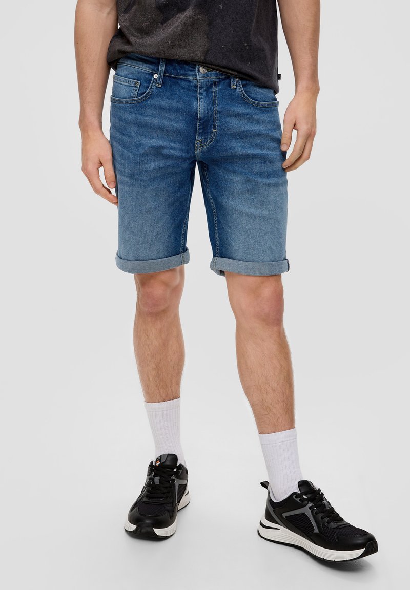QS Short en jean - blau