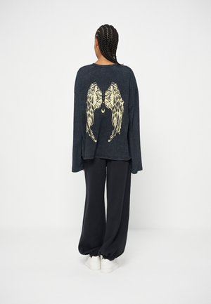 Even&Odd by Zalando, Langærmet T-shirt - black/acid wash