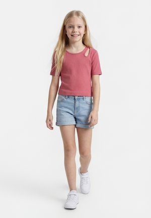 ONLY GIRLS KOGNESSA LIFE CUTOUT JRS - Camiseta estampada - heather rose