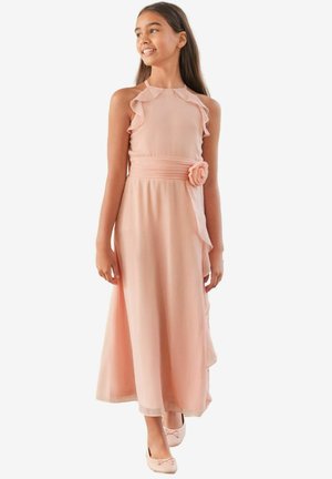 RUFFLE CORSAGE PROM REGULAR FIT - Vestito lungo - pink