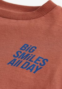 Next SIMPLE SHORT SLEEVE - T-shirt imprimé - rust brown