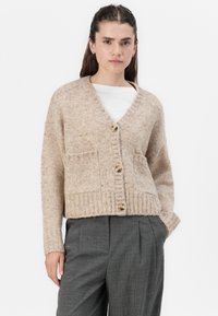 Vero Moda VMINGRID V-NECK  - Vesta na kopčanje - beige