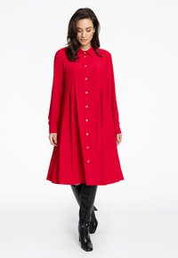YOEK Robe chemise - rot