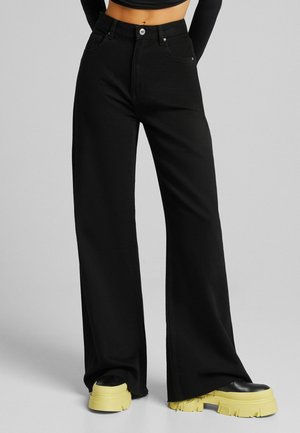 Flared Jeans - black