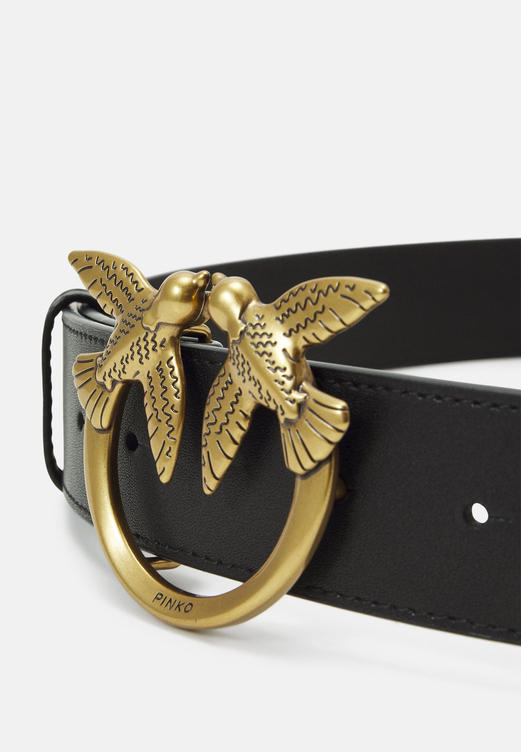 Pinko LOVE BERRY BELT - Belt - black - Zalando