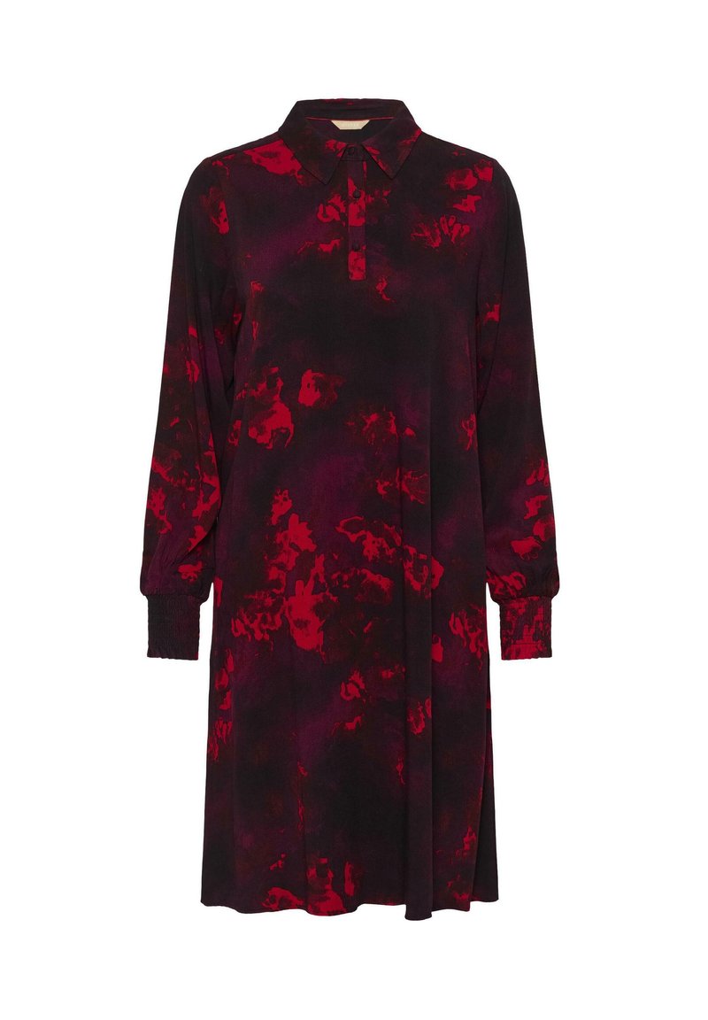 Culture CUELSIE ELITHA SHORT - Blusenkleid - red flower/mehrfarbig ...