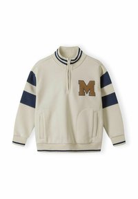 MINOTI STAND COLLAR AND JOGGERS SET - Tuta - stone