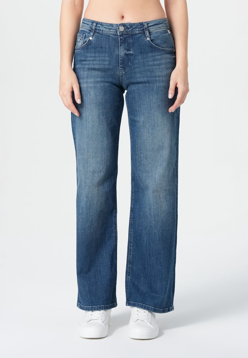 Miracle of Denim - Flared Jeans - daft blue, Vergroten