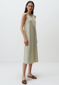 Jimmy Key HALTER NECK MIDI - Jerseykleid - taş