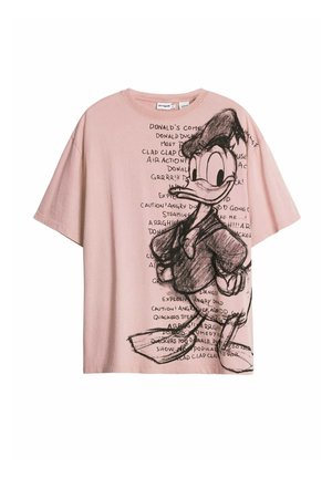 Desigual DONALD DUCK - T-shirt con stampa - pink