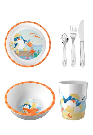 SET - Kids' tableware set - pinguin