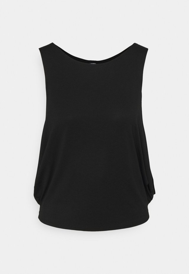 BUCKLEY TANK - Top - solid black