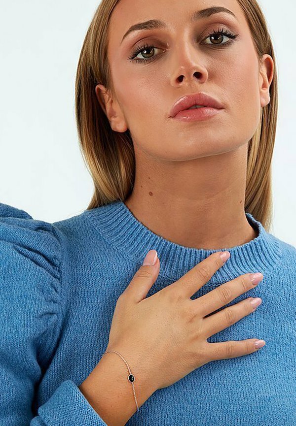 EMAILLE - Armband - silberfarben