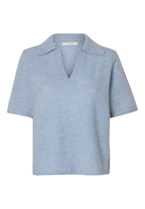 Selected, SLFLULU - Striktrøje - blue melange