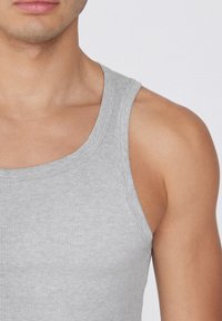 Tezenis RIBBED - Undershirt - grigio mel.chiaro