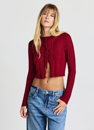 Calliope LUCCICANTE - Cardigan - rosso india