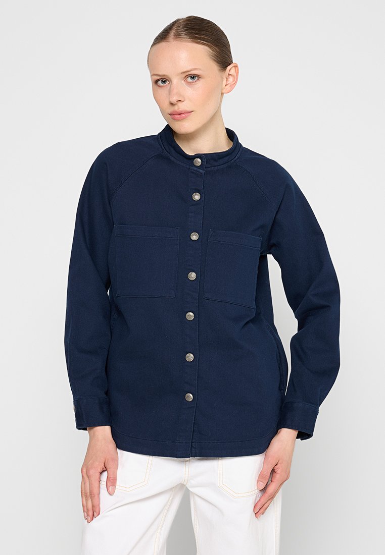 dreimaster Lichte jas donkerblauw